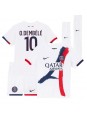 Paris Saint-Germain Ousmane Dembele #10 Dječji Gostujuci Dres kompleti 2024-25 Kratak Rukavima (+ kratke hlače)